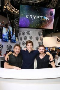 Kindler, Cuffe, and Welsh at Krypton signing